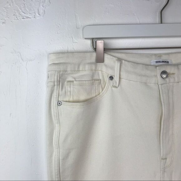 Good American Good Curve Skinny Crop Jeans 18 NWT - Picture 2 of 7